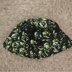 Green Skull Bucket Hat